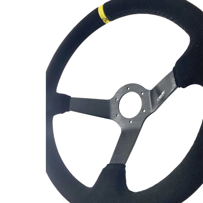 Volante sportivo a calice Carrera 35 - in camoscio - Simoni Racing