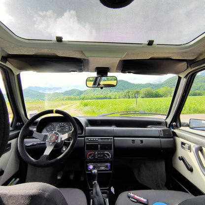 Volante sportivo a calice Carrera 35 - in camoscio - Simoni Racing